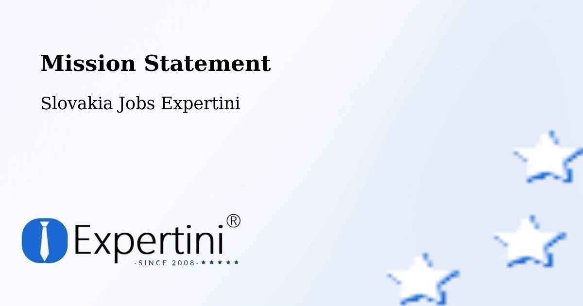 Corporate Mission – Medzev - Slovakia Jobs Expertini